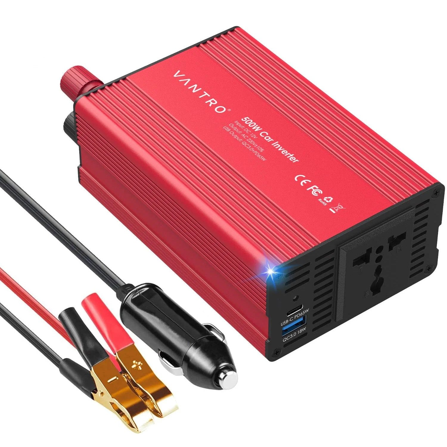 VANTRO Car Power Inverter 500W P4 – VANTRO India